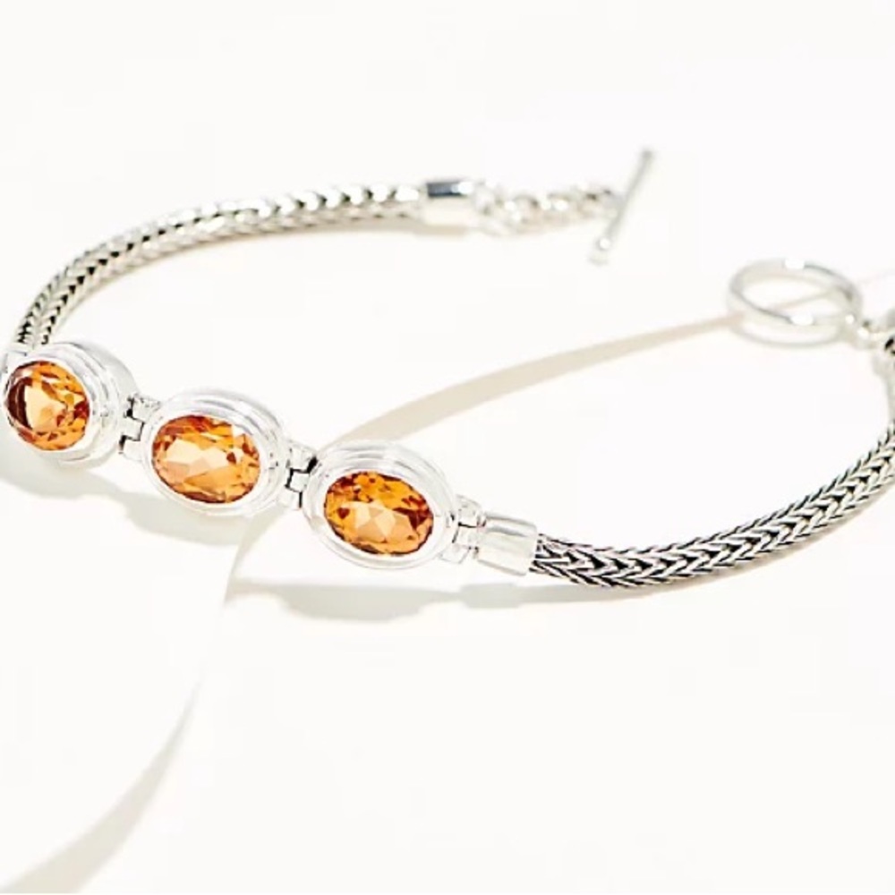 Artisan Crafted by Robert Manse Foxtail Quartz‎ Triplet Bracelet
